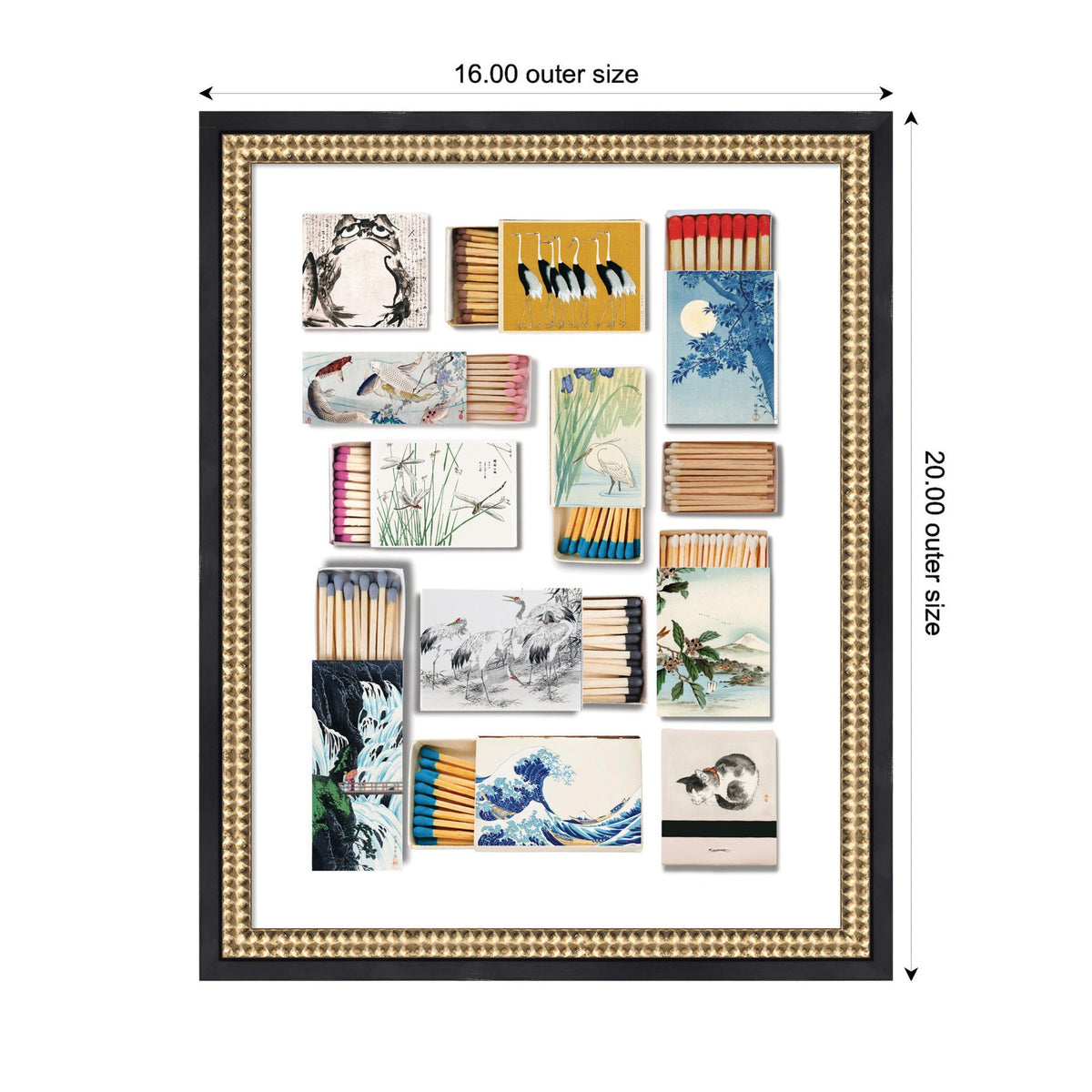Japanese Matchbooks by Megan Ryan Framed Wall Art Print