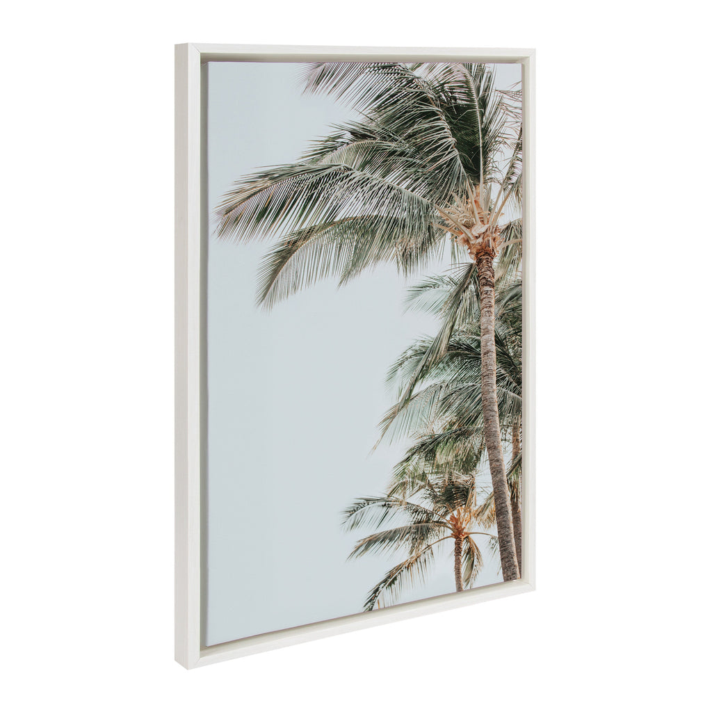 Sylvie Palm Trees Framed Canvas by Alicia Abla