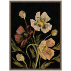 Sylvie Moody Floral 5 Framed Canvas by Annie Quigley