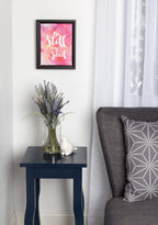 Sylvie Be Still My Soul Watercolor Art Framed Canvas