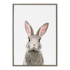 Sylvie Young Rabbit Framed Canvas by Amy Peterson Art Studio