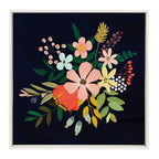 Sylvie Floralis C Framed Canvas by Mia Charro