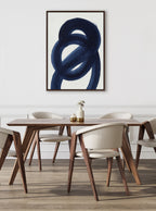 Sylvie Japandi 18 Framed Canvas by Rocket Jack