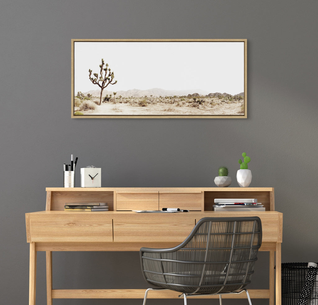 Sylvie Lone Joshua Tree Framed Canvas by Amy Peterson Art Studio