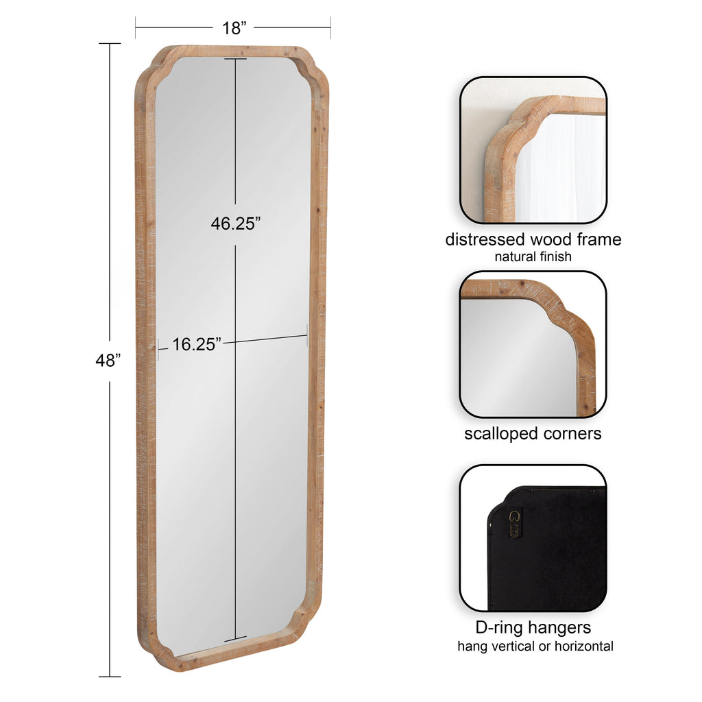 Marston Wood Framed Wall Mirror
