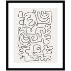 Connected Lines by Gabrielly Guedes Framed Wall Art Print