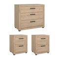 3-Piece Bedroom Set - Chest And Nightstand Set Of 2