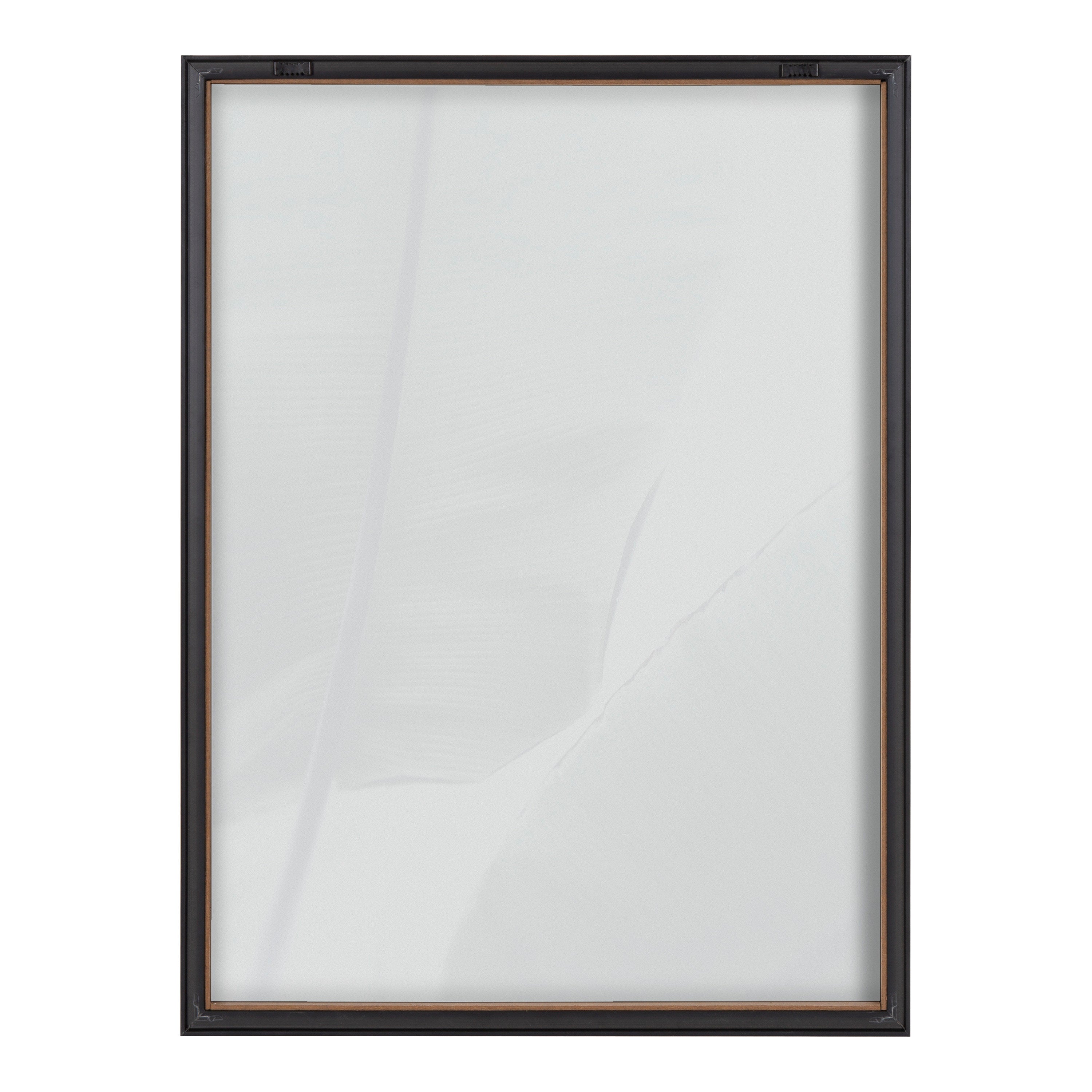 Blake Vintage Palms Framed Printed Glass by Alicia Abla