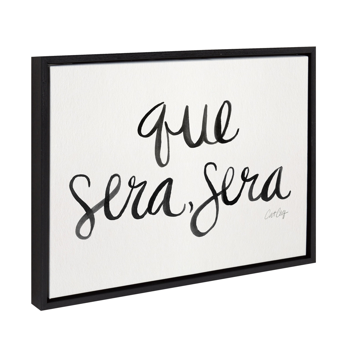 Sylvie Que Sera Sera Framed Canvas by Cat Coquillette