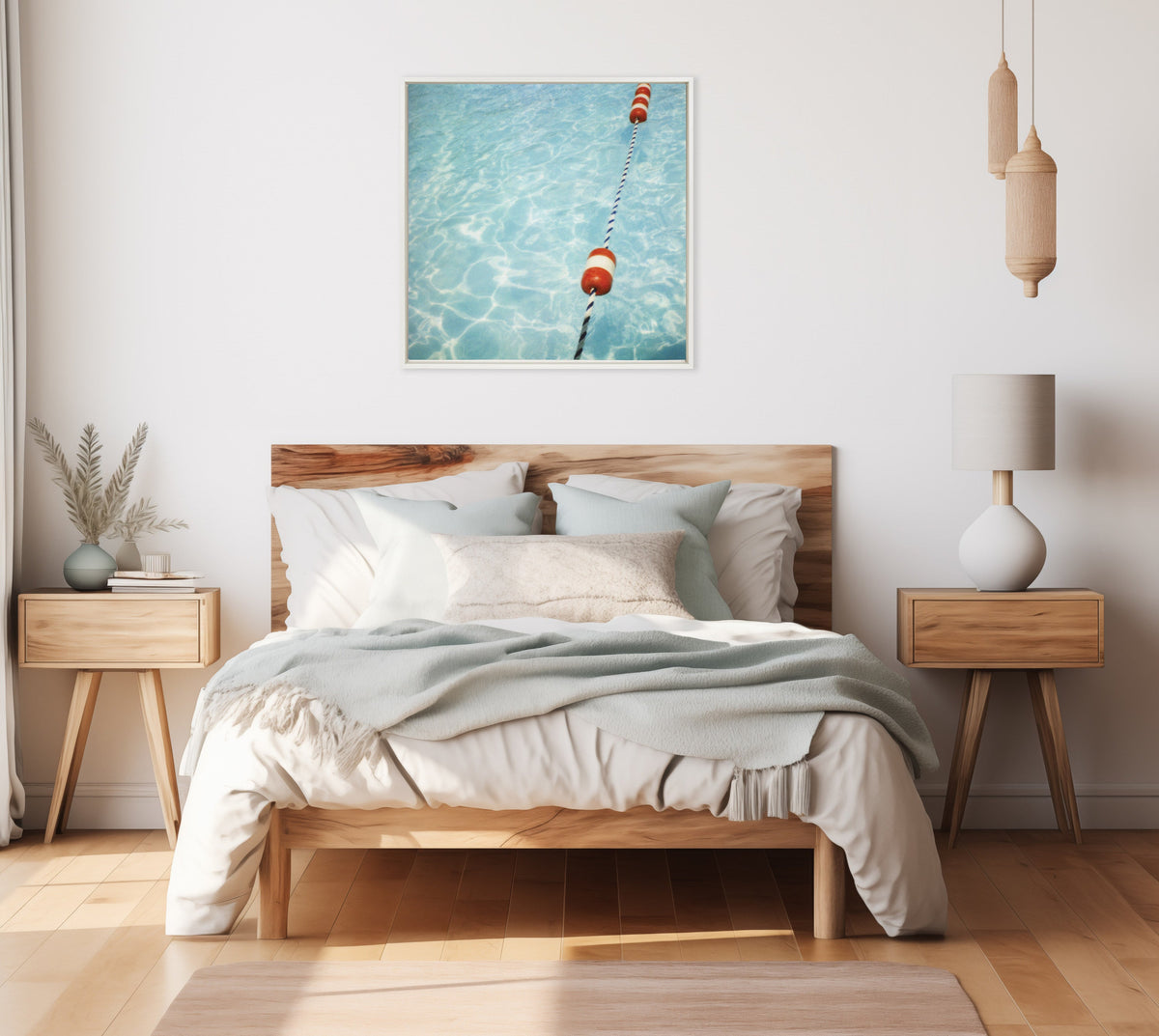 Sylvie Ropes Framed Canvas by Alicia Bock