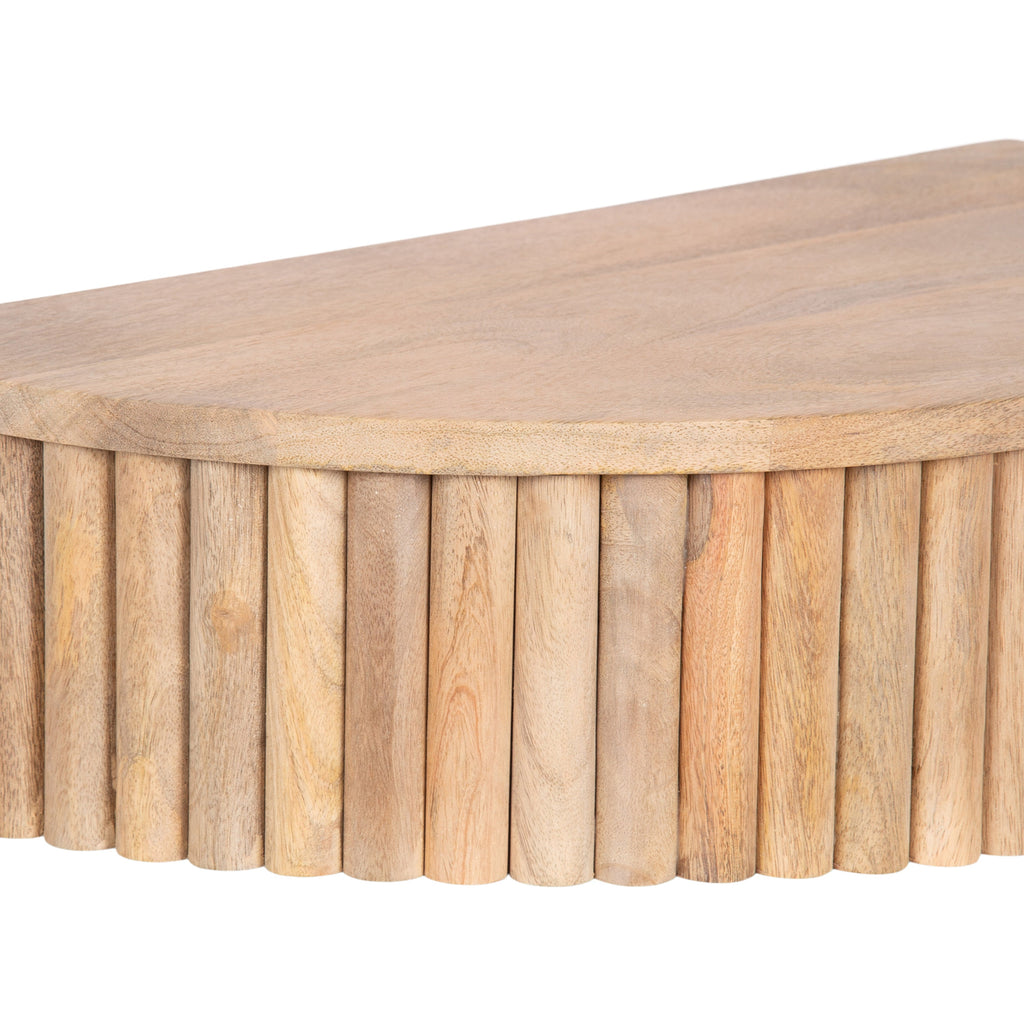Reid Ribbed Floating Side Table