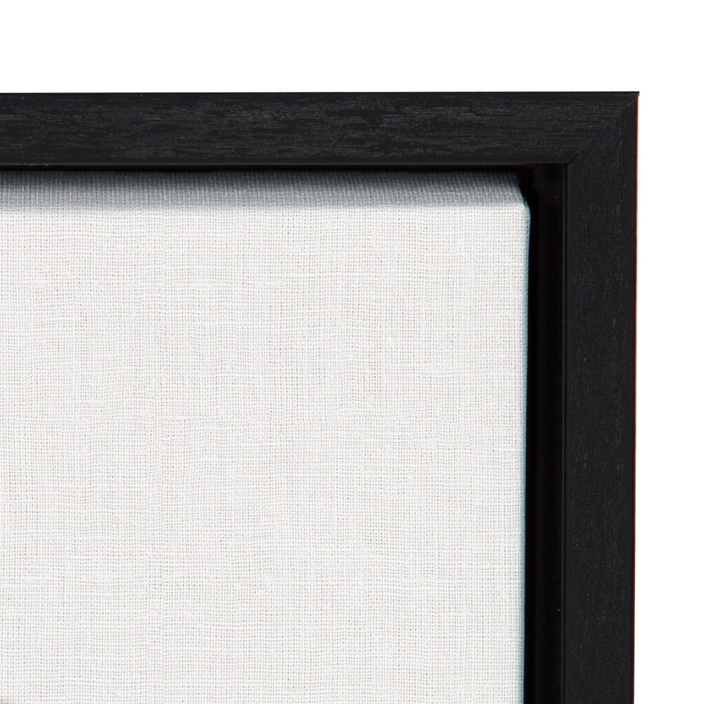 Sylvie Horizontal Golf Ball Portrait Framed Canvas, Black 18x24