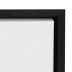 Sylvie Horizontal Golf Ball Portrait Framed Canvas, Black 18x24