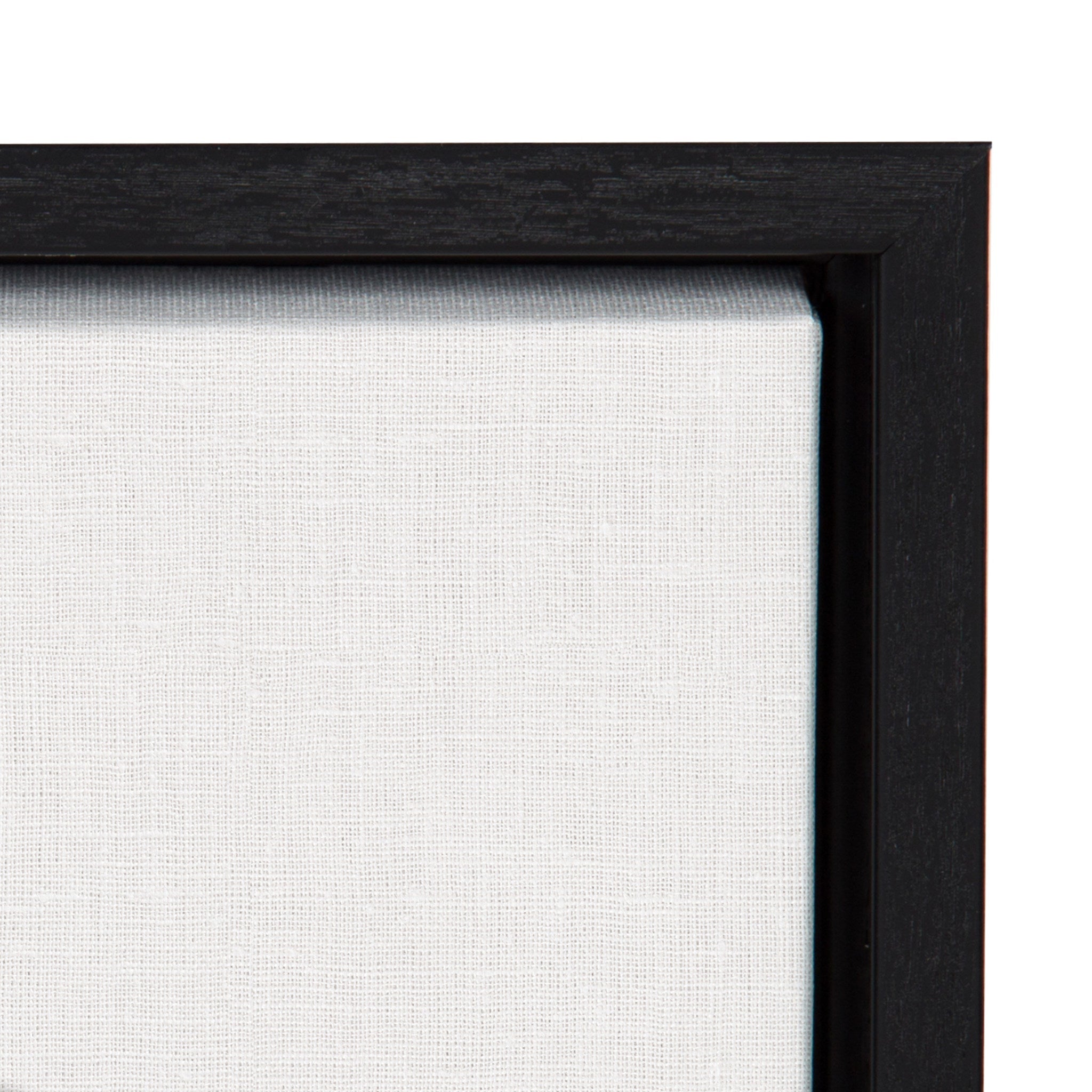 Sylvie Horizontal Golf Ball Portrait Framed Canvas, Black 18x24