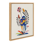 Sylvie Rainbow Lorikeet Framed Canvas by Rachel Lee of My Dream Wall