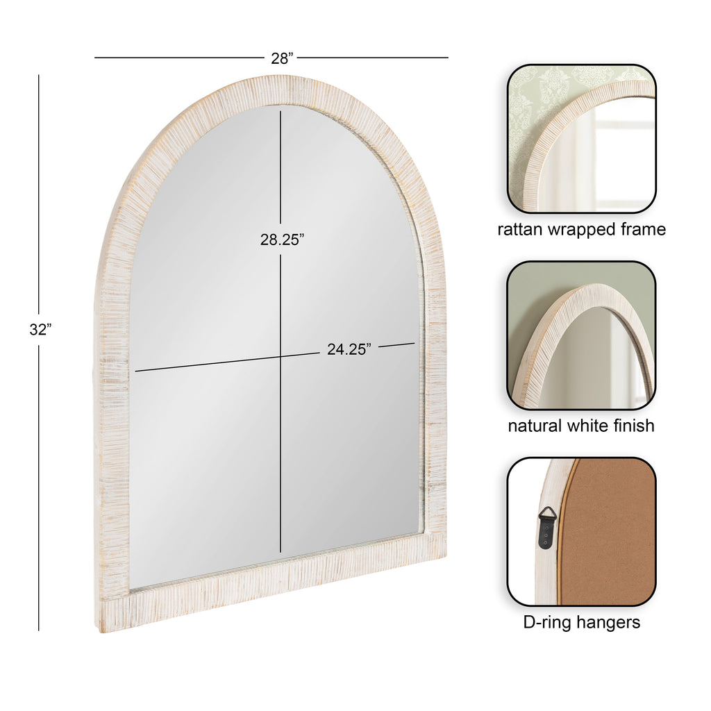 Rahfy Arch Framed Wall Mirror