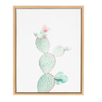 Sylvie Prickly Pear Framed Canvas by Simon Te Tai