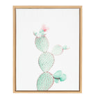 Sylvie Prickly Pear Framed Canvas by Simon Te Tai