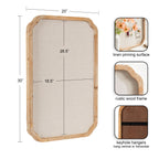 Marston Scalloped Fabric Pinboard
