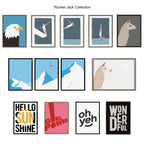 Sylvie Japandi 26 Framed Canvas by Rocket Jack