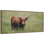 Highland Cow No. 1 by Laura Evans Framed Canvas Wall Art Print