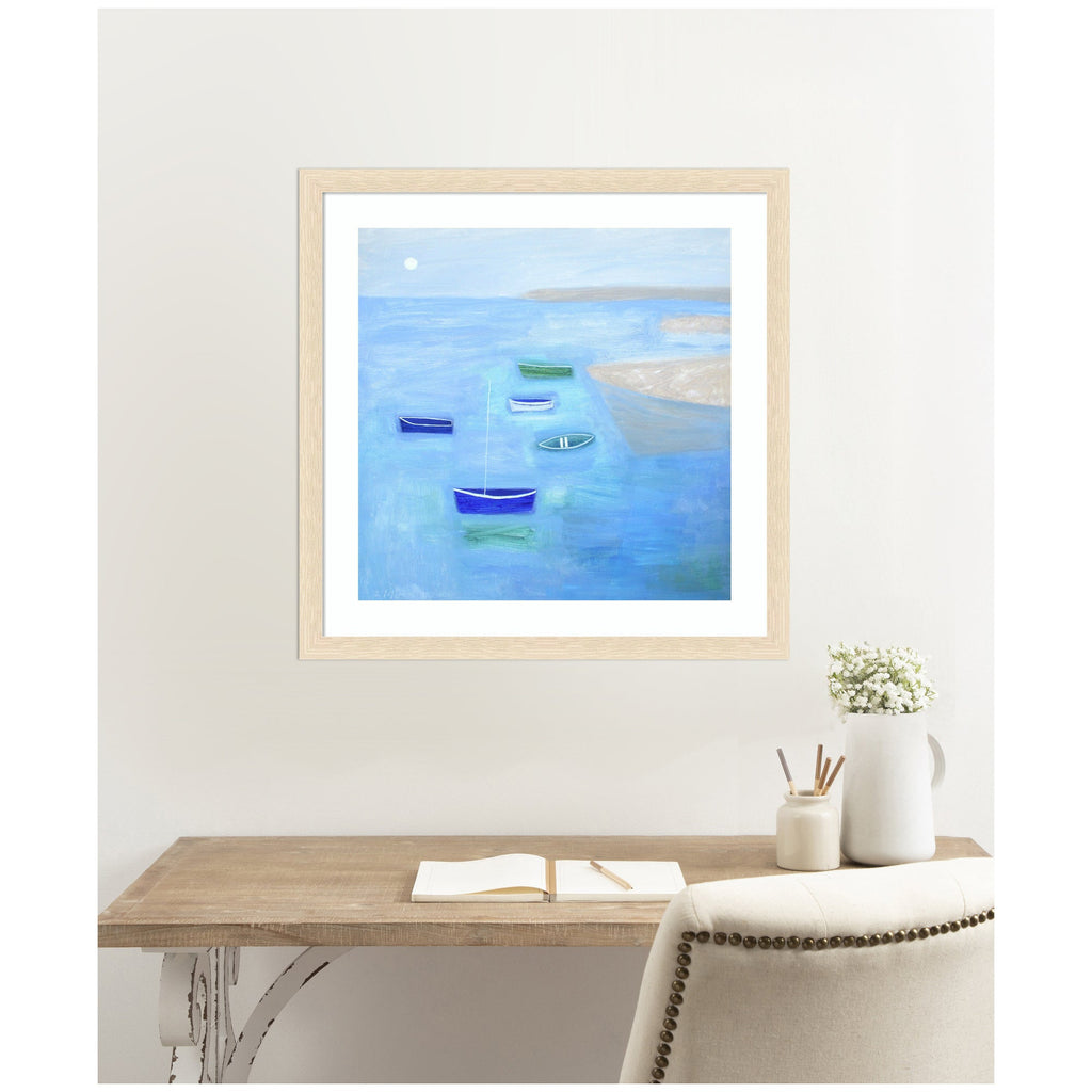Framed Art Calm Waters by Giuliana Lazzerini