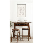 Minimalist Lines by Gabrielly Guedes Framed Canvas Wall Art Print