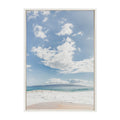 Sylvie Beach Framed Canvas by Alicia Abla