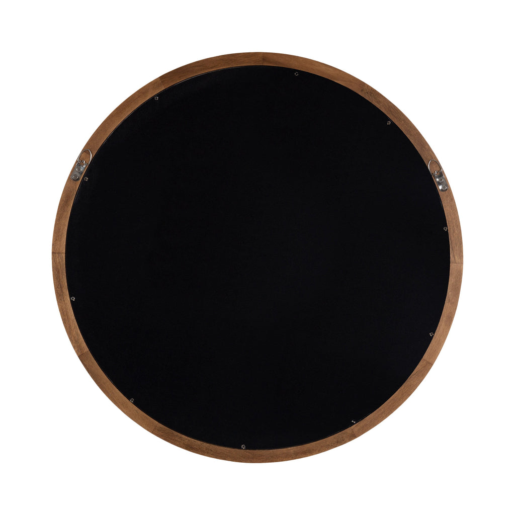 Hatherleigh Round Wood Wall Mirror
