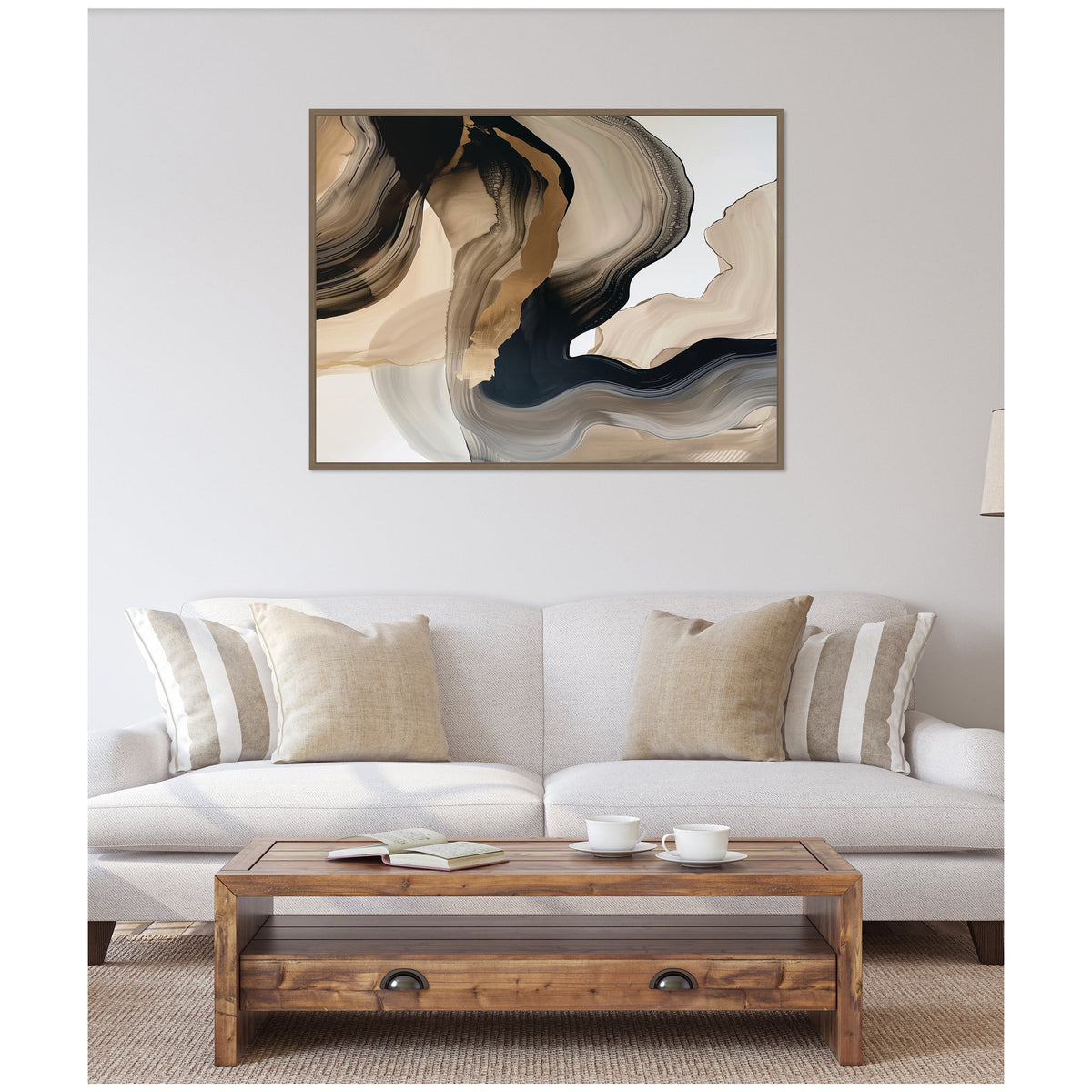 Sylvie Abstract Dream I Framed Canvas by Amy Lighthall