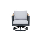 2 Nova Aluminum Swivel Rocking Chair