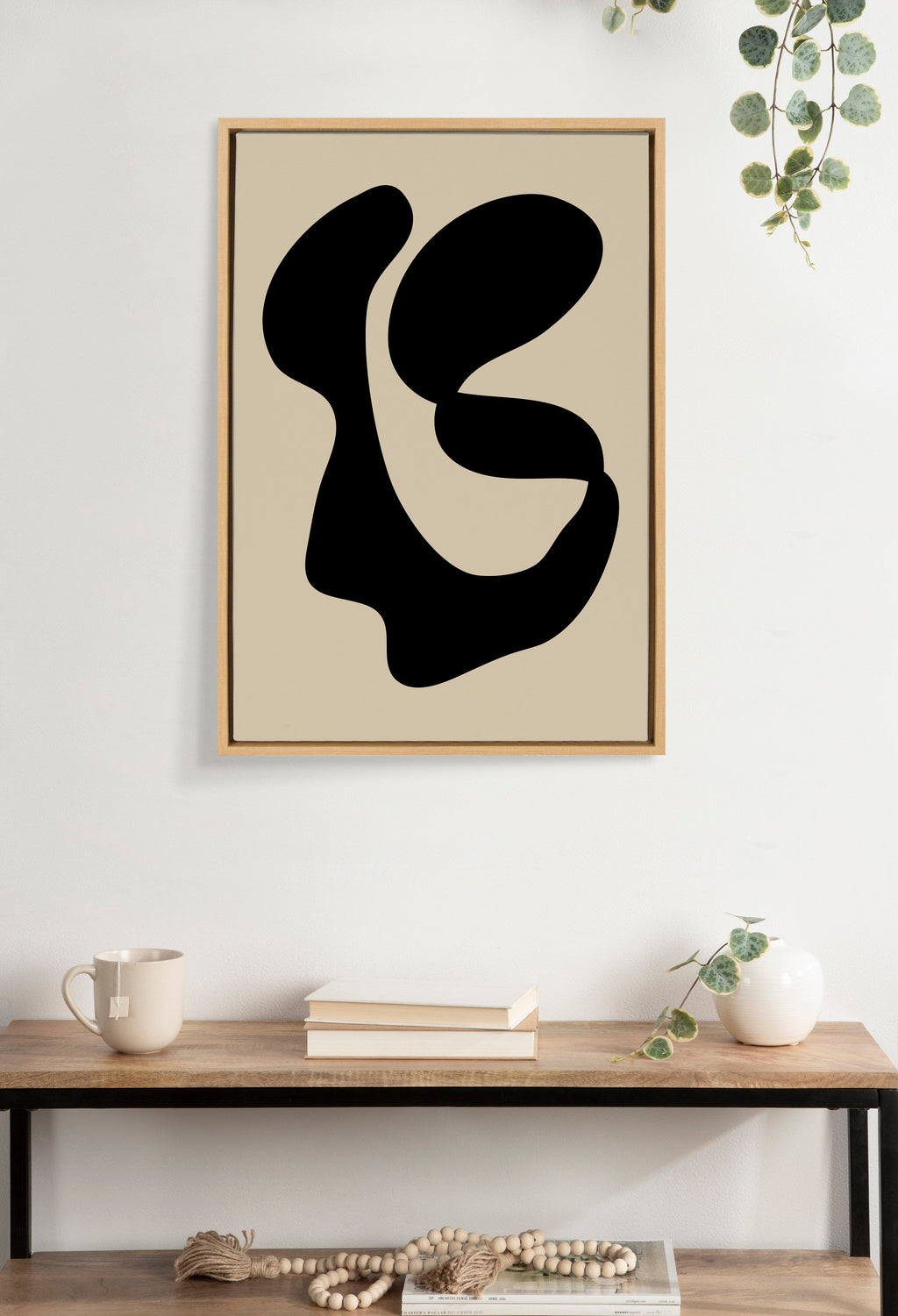 Sylvie Abstract 10 Framed Canvas by Apricot and Birch