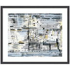 Framed Art Brookyln Bridge Horizontal by Leah Nadeau
