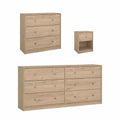 Portland 3-Piece Bedroom Set, Jackson Hickory