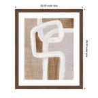 Framed Art rhythmic lines l by Nikita Jariwala
