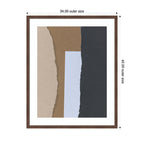 Torn Paper No3 by Mareike Bohmer Framed Wall Art Print