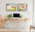Blake Delight In The Moment 2 Framed Printed Glass by Alicia Schultz