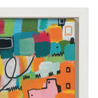 Sylvie Afternoon Delight Framed Canvas by Leah Nadeau