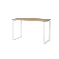 Sign Home Office Writing Office Desk, Jackson Hickory/White