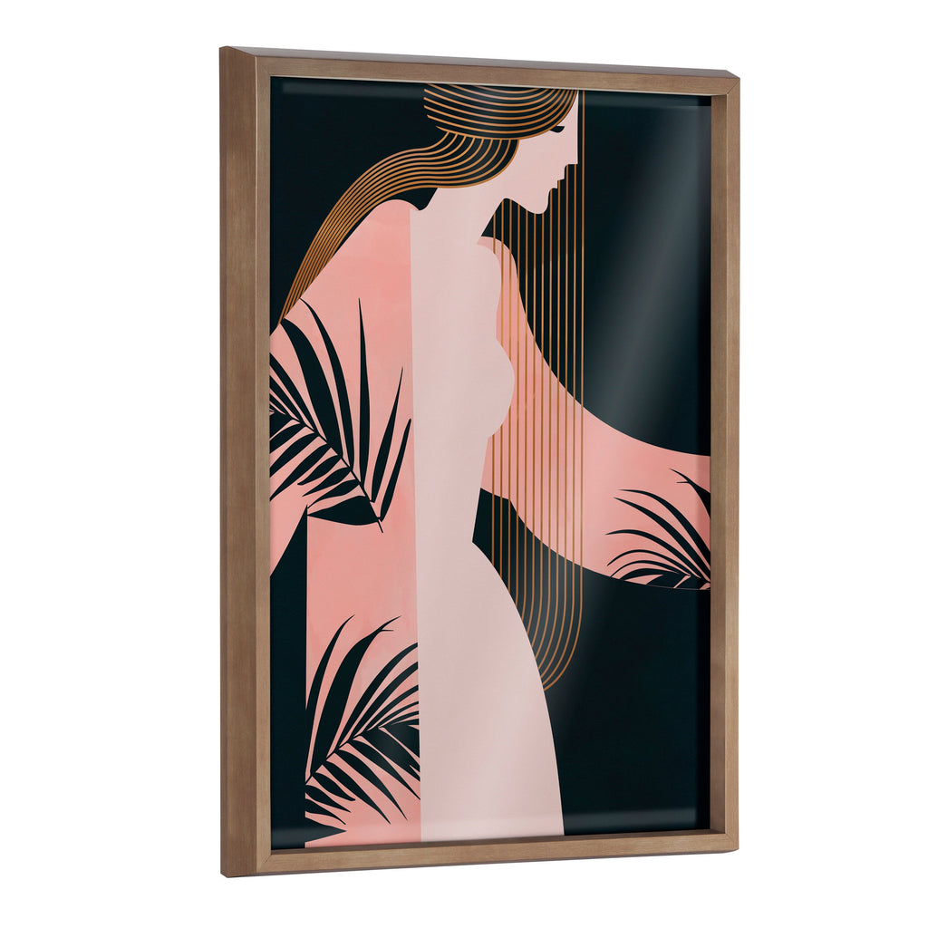 Blake Scent of Jasmine Framed Printed Glass by Alexander Ginzburg