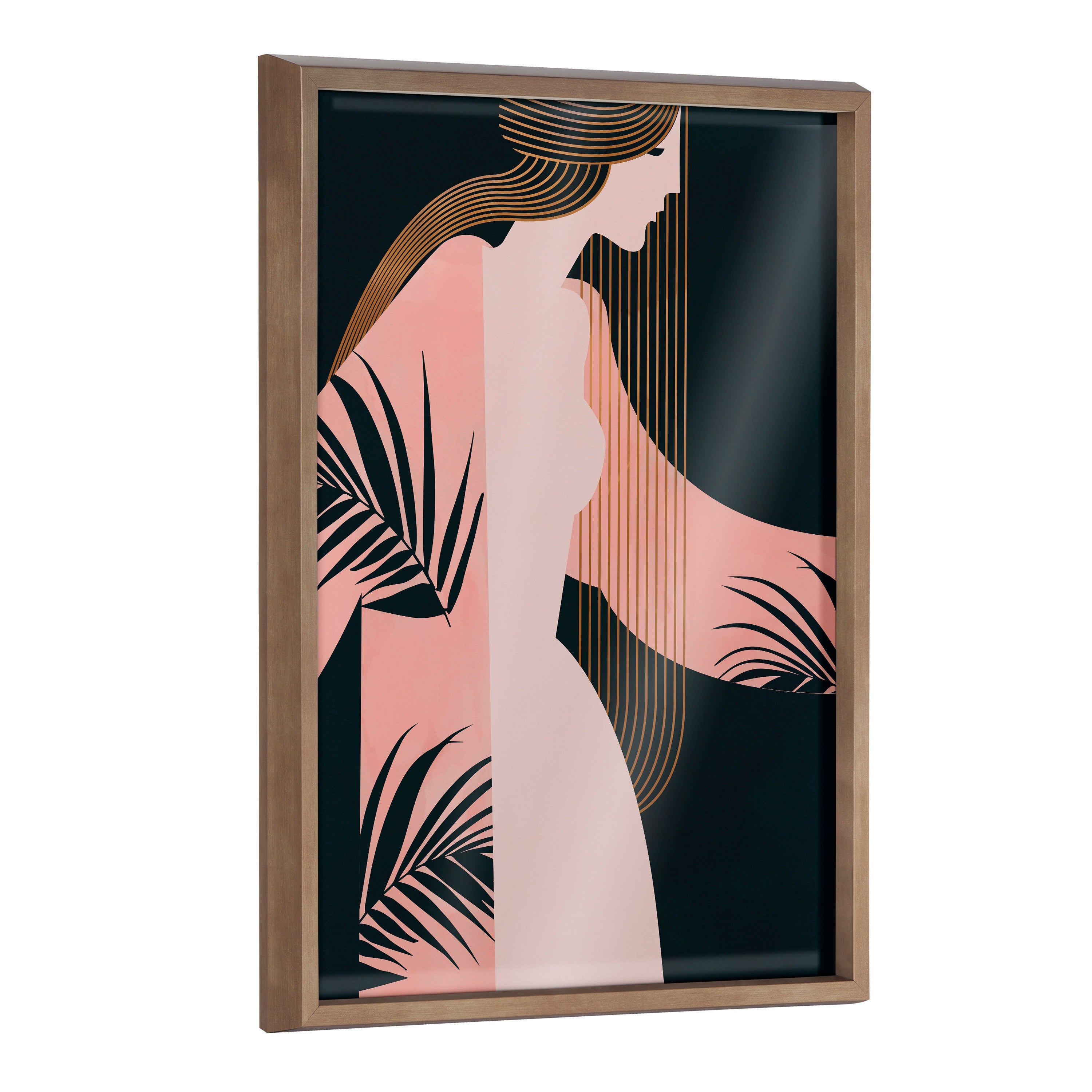 Blake Scent of Jasmine Framed Printed Glass by Alexander Ginzburg