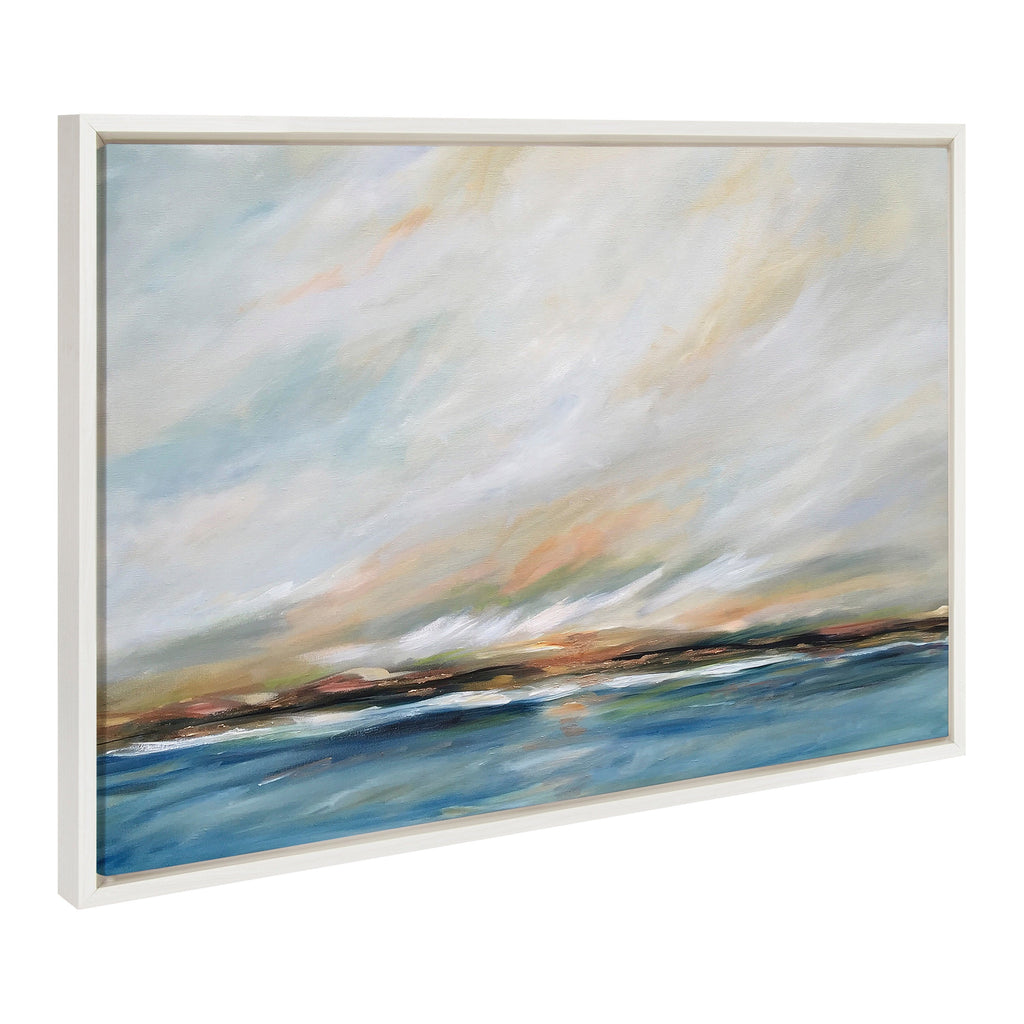 Sylvie Sunday Morning Framed Canvas by Mary Sparrow