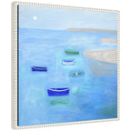 Sylvie Calm Waters Framed Canvas by Giuliana Lazzerini