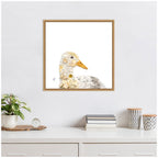 Duck No. 2 by Madeline Jeppesen Framed Canvas Wall Art Print