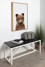 Sylvie Baby Bear Framed Canvas by Amy Peterson