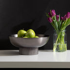 Rooks Ribbed Metal Bowl