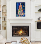 Sylvie Rockefeller Center Tree Framed Canvas by Rachel Christopoulos