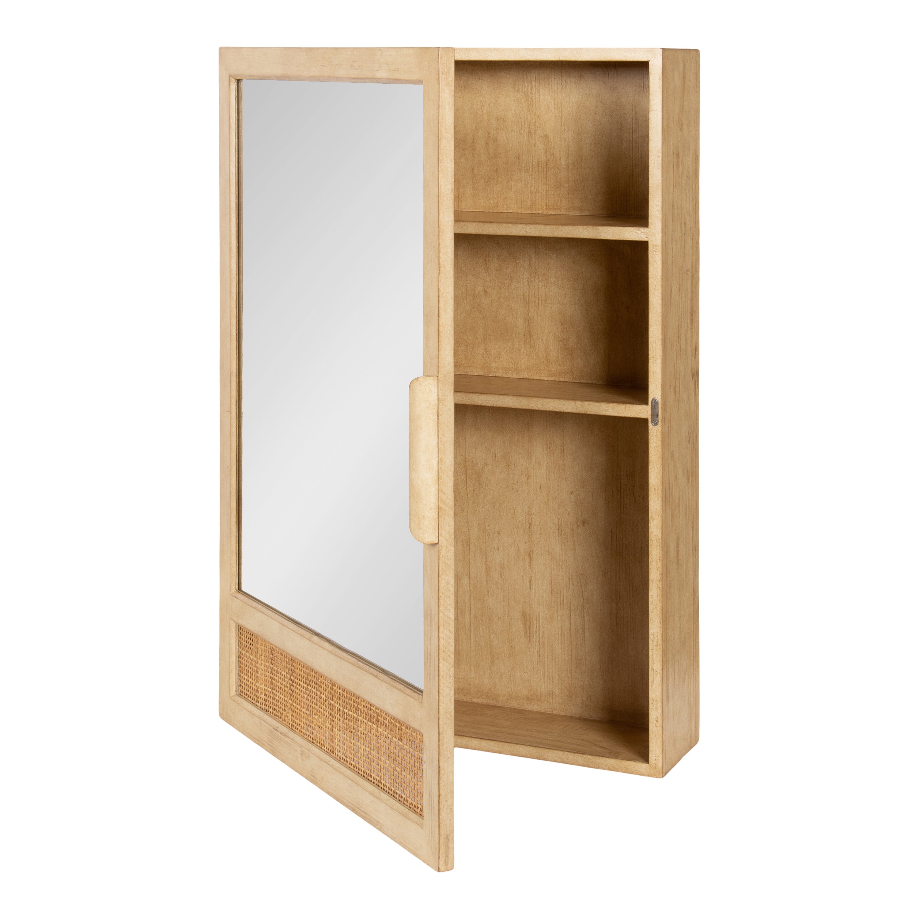 Ori Rattan Mirror Vanity Cabinet