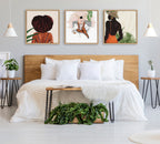 Sylvie So So Tropical Framed Canvas by Mary Joak