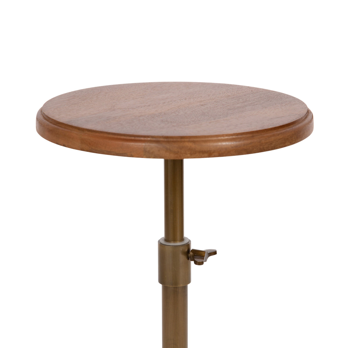 Engles Adjustable Wood Table and Plant Stand